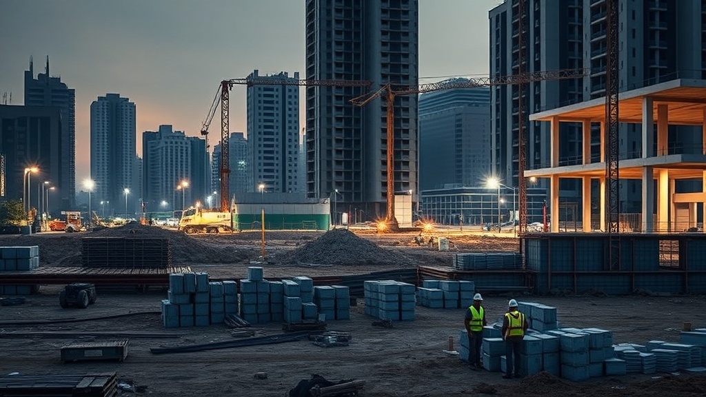 O que está moldando o canteiro de obras hoje