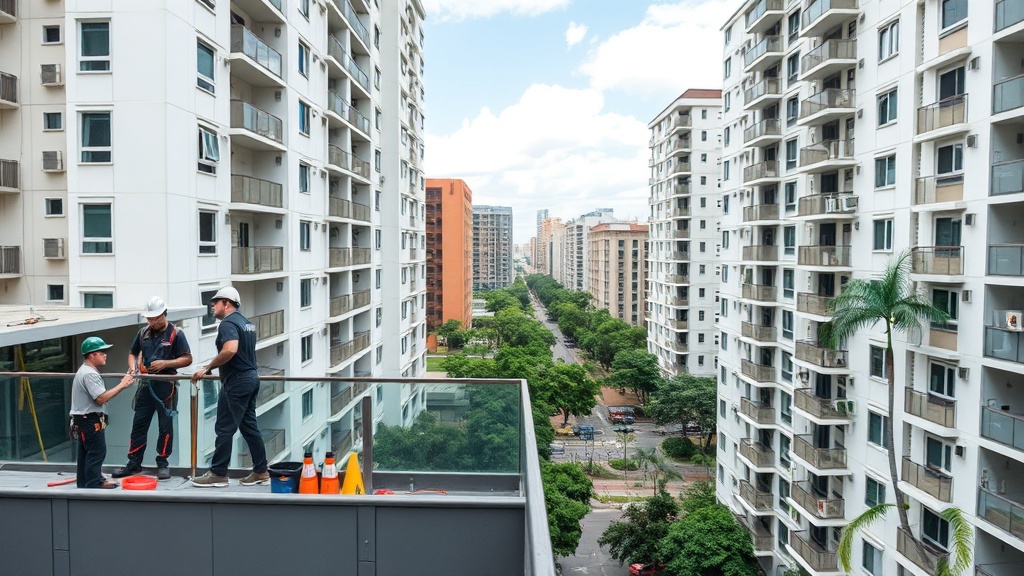 Serviços essenciais para coberturas e drenagem em condomínios