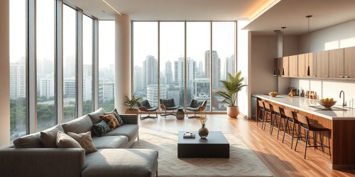 Reforma de apartamento: como integrar sala e cozinha com estilo